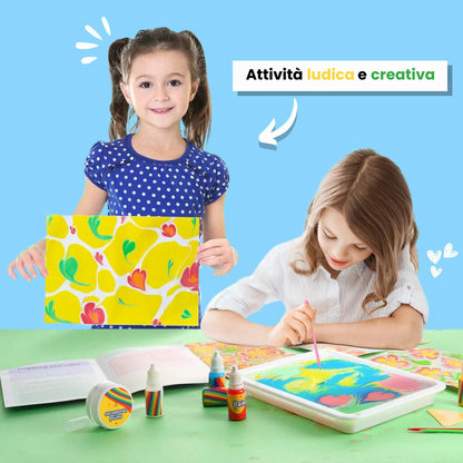 Kreatives Marmor Wasserfarben Spiel Set