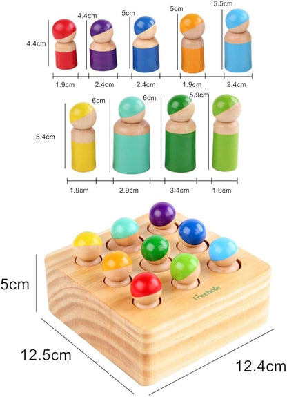 Farben entdecken – Montessori Sortierspiel