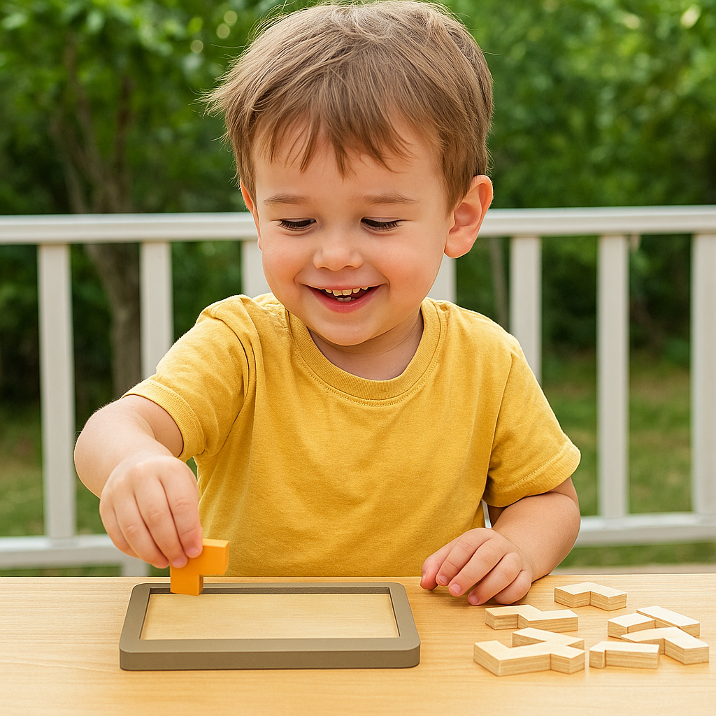 Tangram Rätsel Puzzle Spiel aus Holz
