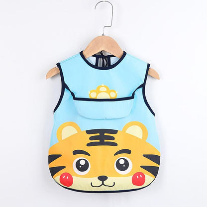 Baby-Schürze mit Taschen für Malen und Essen