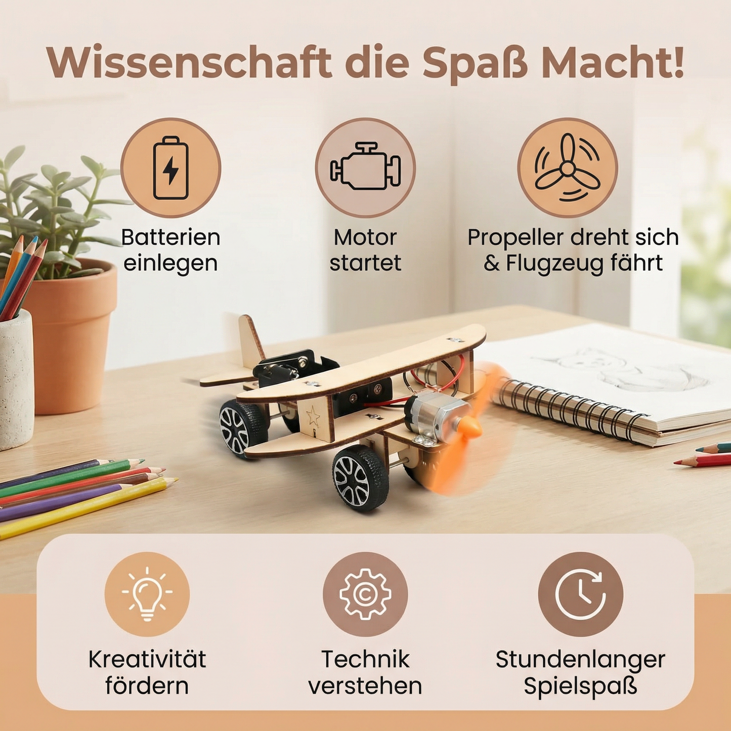 Kreatives Baukasten Forschungsspielzeug - Wissenschaft die Spaß Macht!