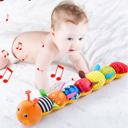 Sensorische Plüsch Rassel Und Musik Raupe