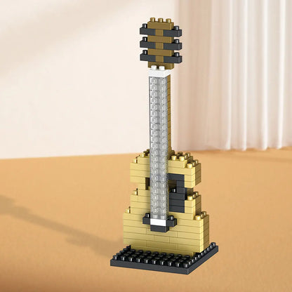 DIY Miniatur Musikinstrument aus Bausteinen – Sammlerset