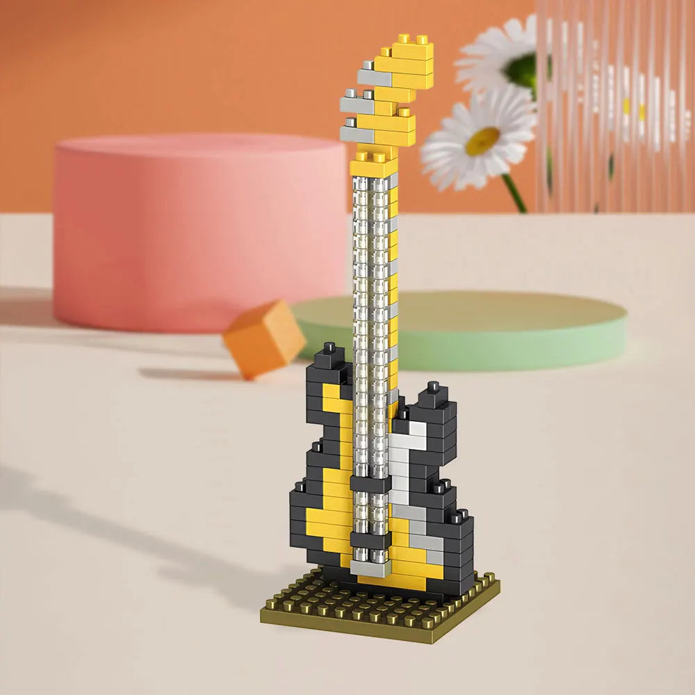 DIY Miniatur Musikinstrument aus Bausteinen – Sammlerset