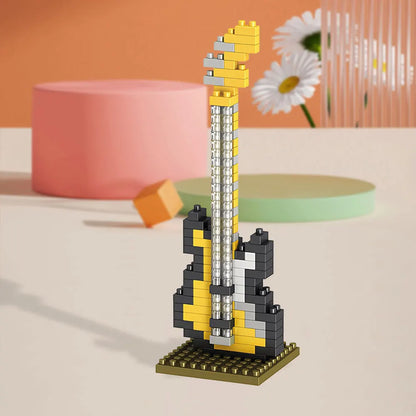 DIY Miniatur Musikinstrument aus Bausteinen – Sammlerset