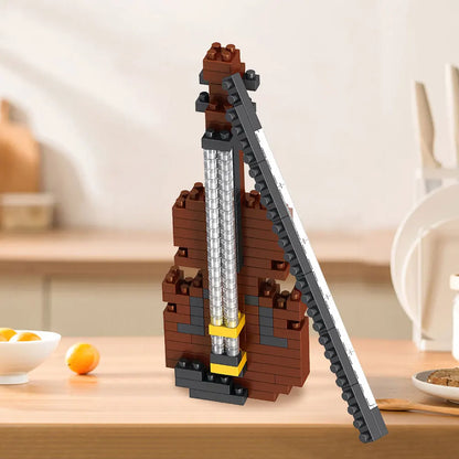 DIY Miniatur Musikinstrument aus Bausteinen – Sammlerset