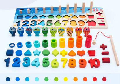 Förderung von Fähigkeiten - Montessori-Holzspielbrett