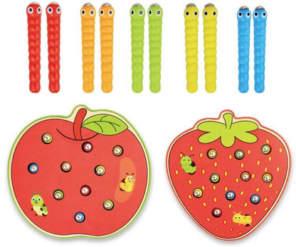 Magnetischer Angelspaß – Wurmspiel Für Kinder
