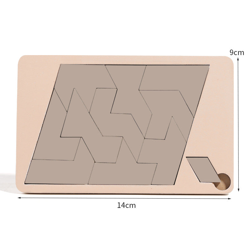 Tangram Rätsel Puzzle Spiel aus Holz