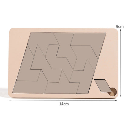 Tangram Rätsel Puzzle Spiel aus Holz