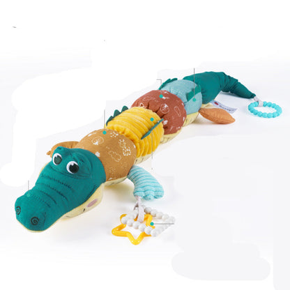 Sensorisches Plüsch Rassel und Musik Krokodil