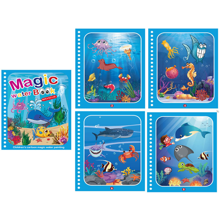 Magisches Wasser Malbuch für Kinder