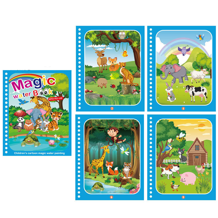 Magisches Wasser Malbuch für Kinder