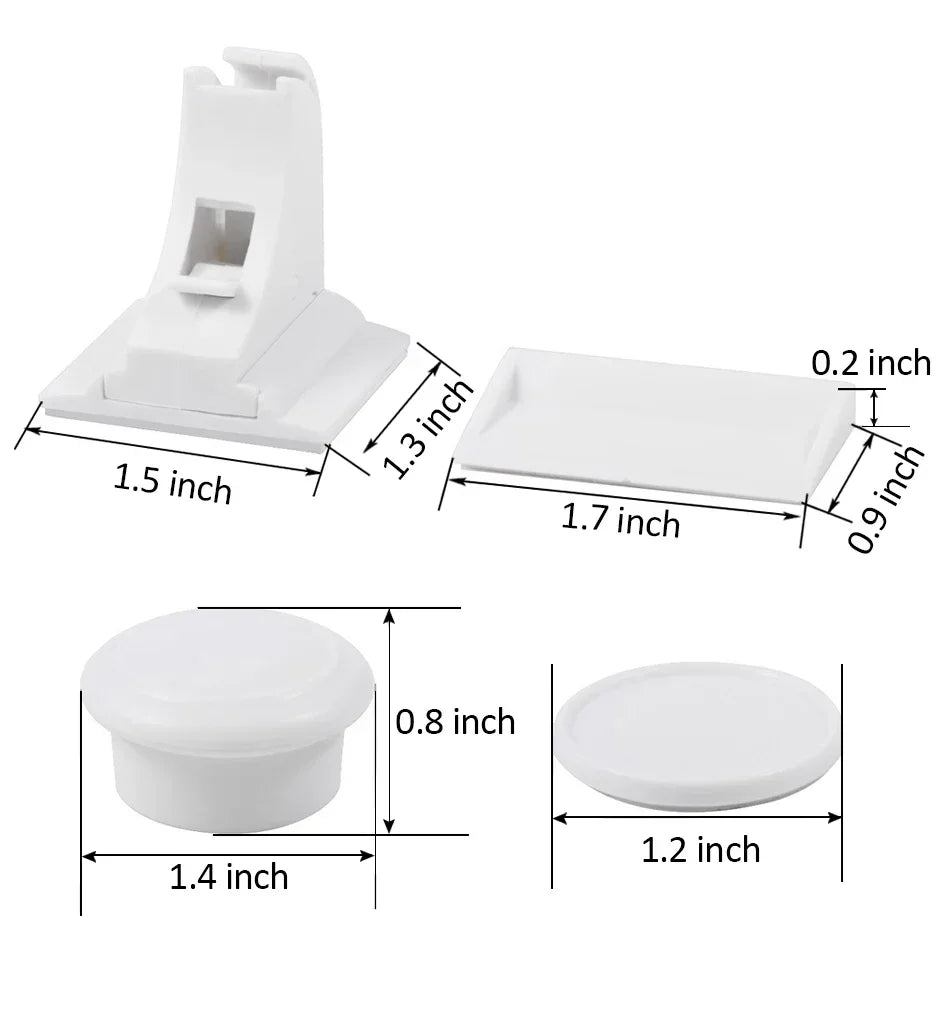 Magnetisches Kindersicherungs Schrank und Türen Set