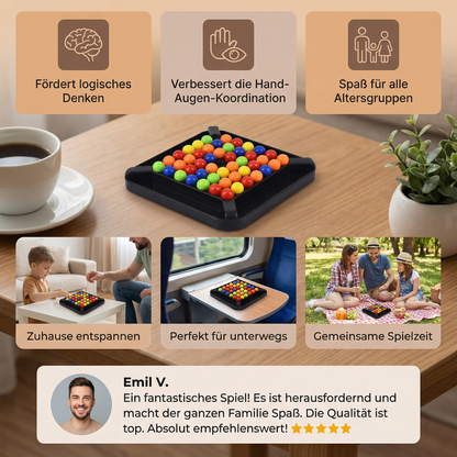 Farben Match Logikspiel – Interaktives Kugel-Denkspiel für Kinder & Erwachsene