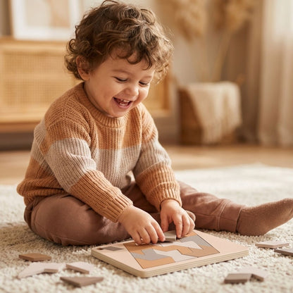 Tangram Rätsel Puzzle Spiel aus Holz