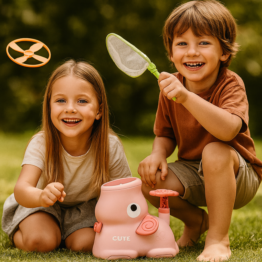 SkySpinner – Die fliegenden Wurfscheiben mit Launcher