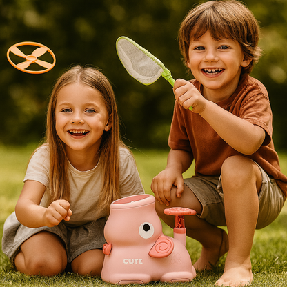 SkySpinner – Die fliegenden Wurfscheiben mit Launcher