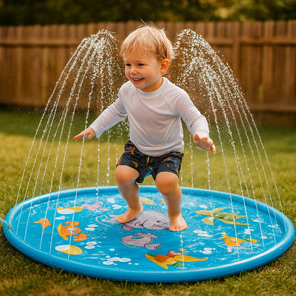 Kinder Pool mit Wasserfontänen