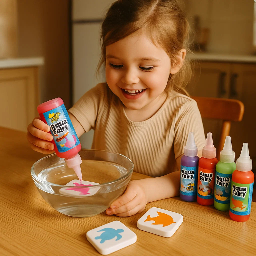 Magisches Wasserspielzeug für Kinder ⎜ Kreatives DIY-Set zum Basteln von schwimmenden Tieren im Wasser
