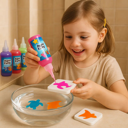 Magisches Wasserspielzeug für Kinder ⎜ Kreatives DIY-Set zum Basteln von schwimmenden Tieren im Wasser