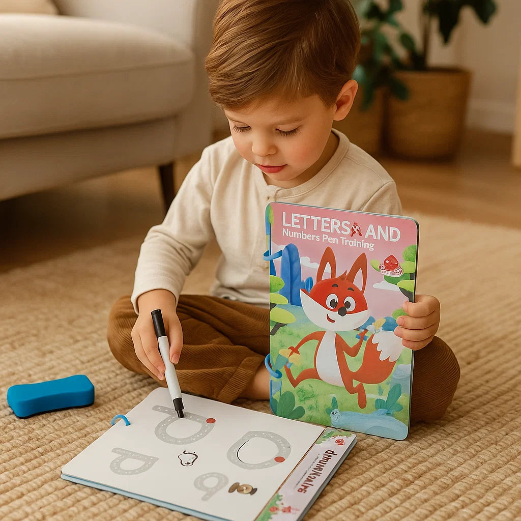 Stiftführungstraining für Kinder ⎜ Wiederverwendbare Zeichenübungen zur Förderung der Konzentration und Hand-Augen-Koordination