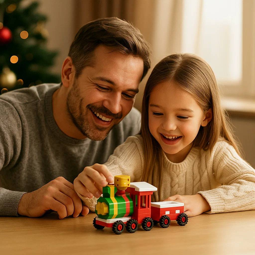 Kreative Baustein Weihnachtsfiguren - Spaß für die ganze Familie