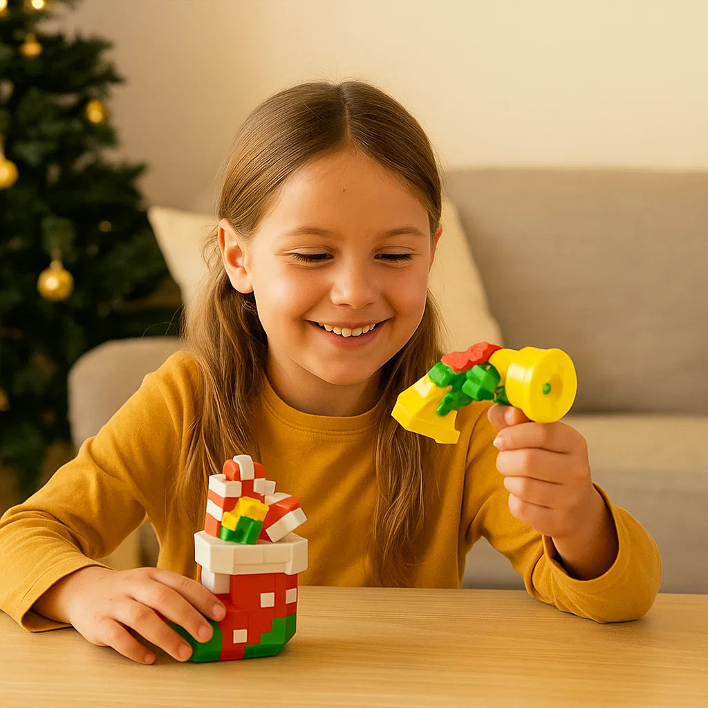 Kreative Baustein Weihnachtsfiguren - Spaß für die ganze Familie