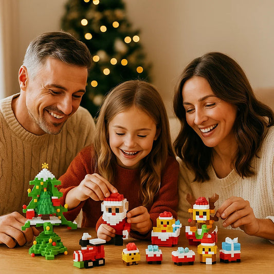 Kreative Baustein Weihnachtsfiguren - Spaß für die ganze Familie