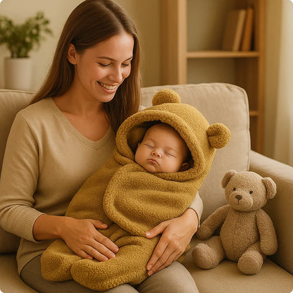 Baby Decke und Schlafanzug im Bärendesign