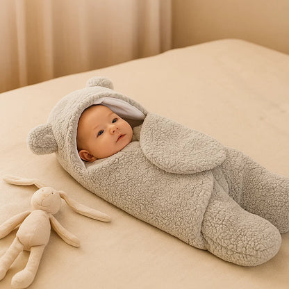 Baby Decke und Schlafanzug im Bärendesign