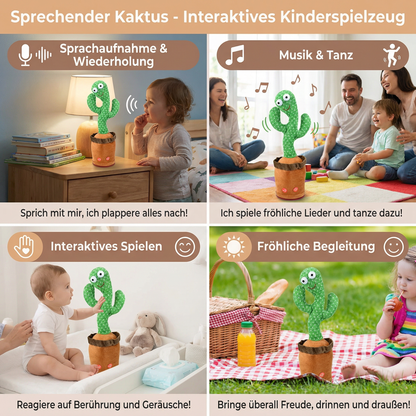 Sprechender Kaktus - Interaktives Kinderspielzeug