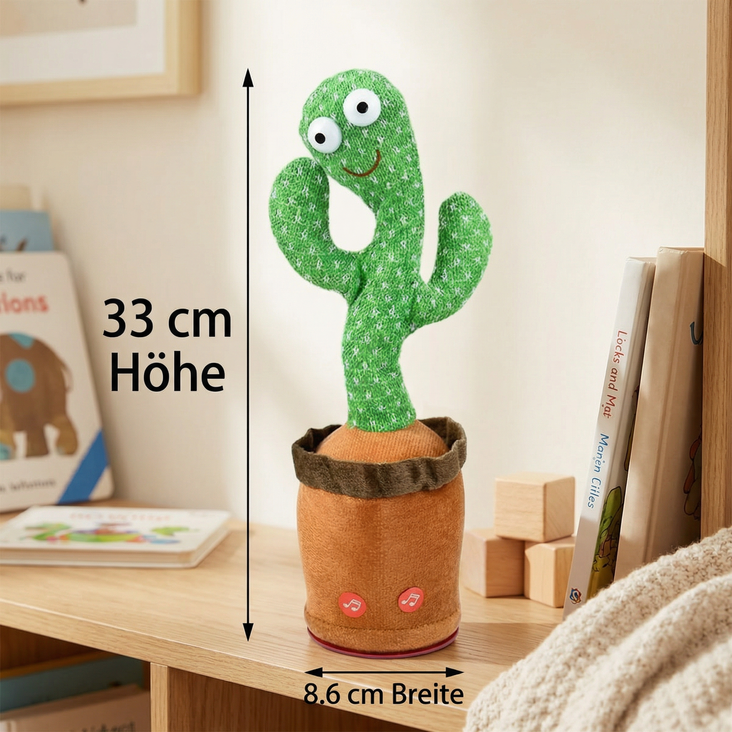 Sprechender Kaktus - Interaktives Kinderspielzeug