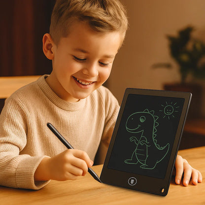 LCD-Zeichentablett für Kinder ⎜ Wiederverwendbare Schreibtafel für kreatives Lernen und sauberes Kritzeln