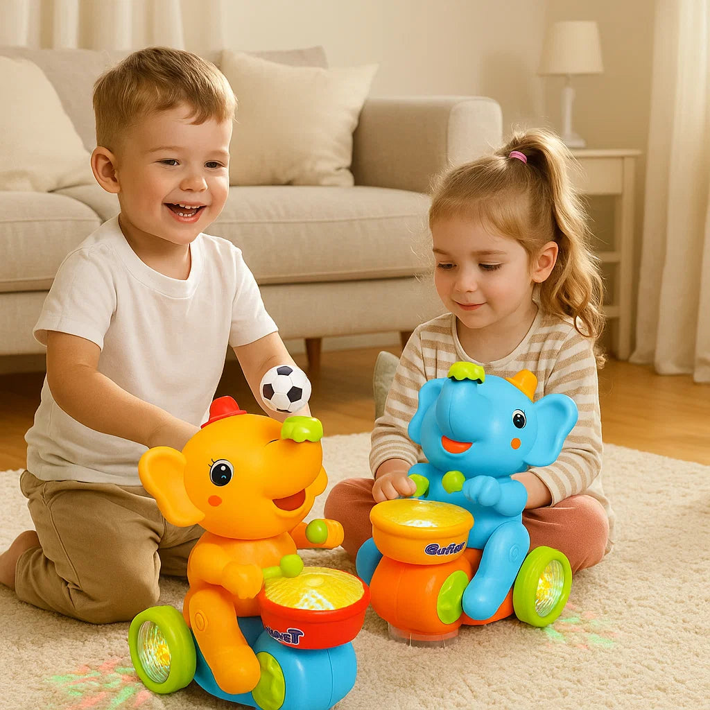 Elefantenspielzeug mit schwebendem Ball