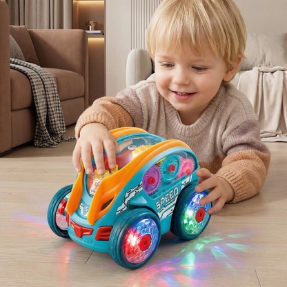 Leuchtendes Purzelbaum Spielauto