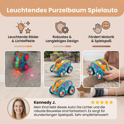 Leuchtendes Purzelbaum Spielauto