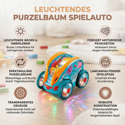 Leuchtendes Purzelbaum Spielauto