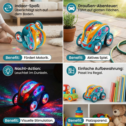 Leuchtendes Purzelbaum Spielauto