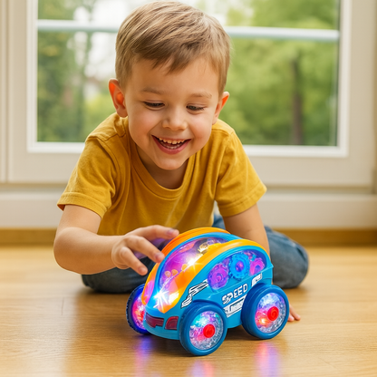 Leuchtendes Purzelbaum Spielauto