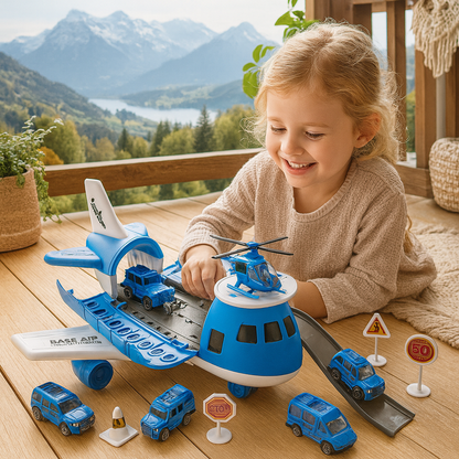 Flugzeug und Fahrzeug Spiel Set
