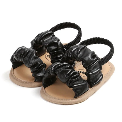 Weiche und Bequeme Baby Mädchen Sandalen mit Rüschen
