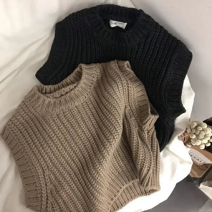 Weicher Strickpullunder – Wärmende Strickweste im Oversize-Look