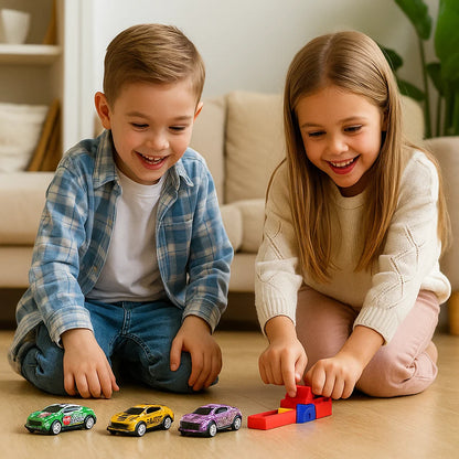 Auto Katapult Rennspiel Set