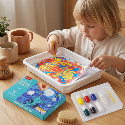 Kreatives Marmor Wasserfarben Spiel Set