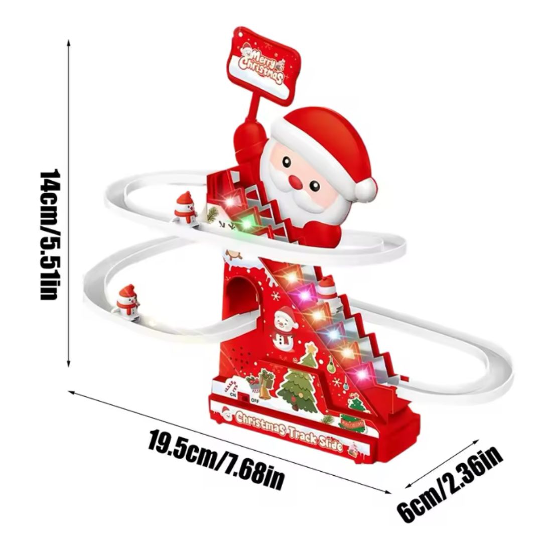Weihnachtsmann Rutsche Achterbahn Spaß