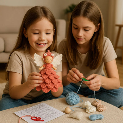 Gehäkelte Engel - Set zum Selber Machen