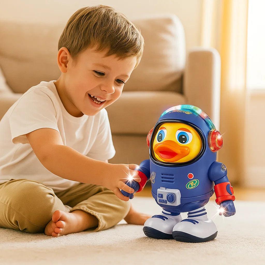 Tanzende Austronaut Ente