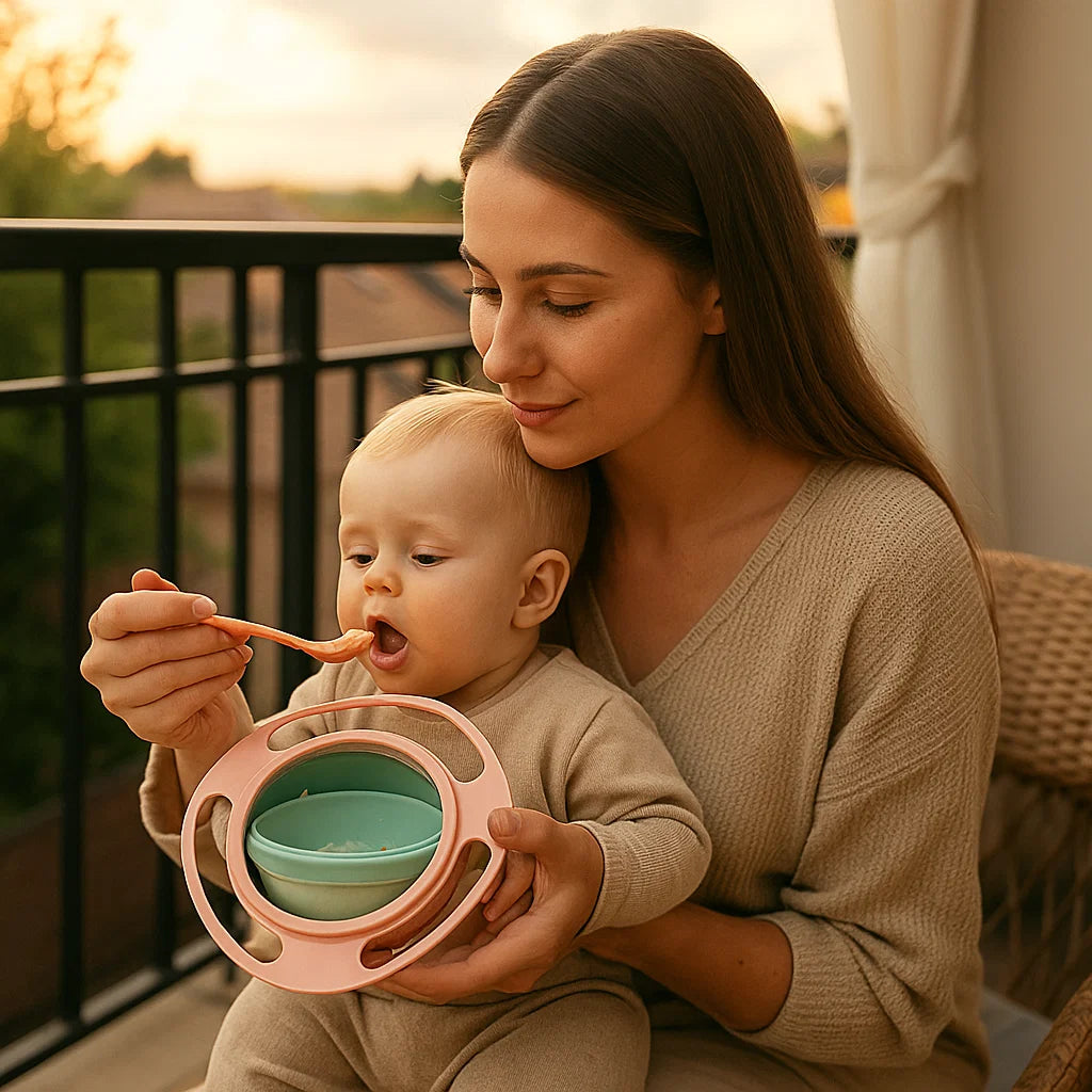 Auslaufsichere Babyschüssel – Essen ohne Kleckern