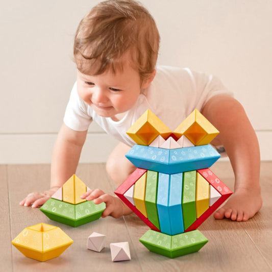 Kinderfreundliche Montessori Stappelsteine